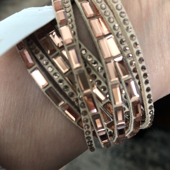 Dune and willow genuine leather wrap bracelet - Picture 6 of 7
